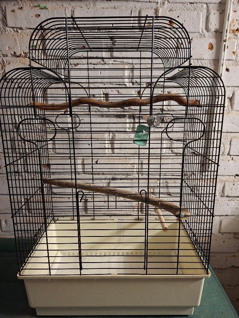 vogelkooi, Ophalen, Gebruikt, Metaal, Vogelkooi