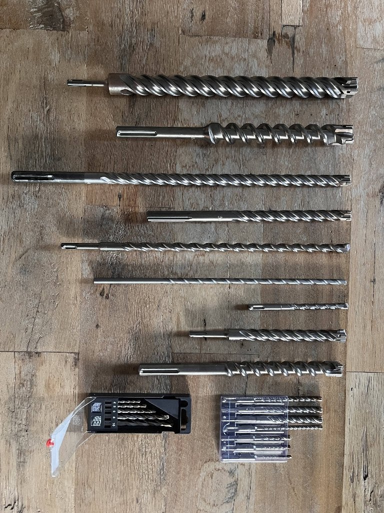 Steenboren met 2 of 4 snijkanten, 22-delige set, Ophalen of Verzenden, Nieuw, Overige typen