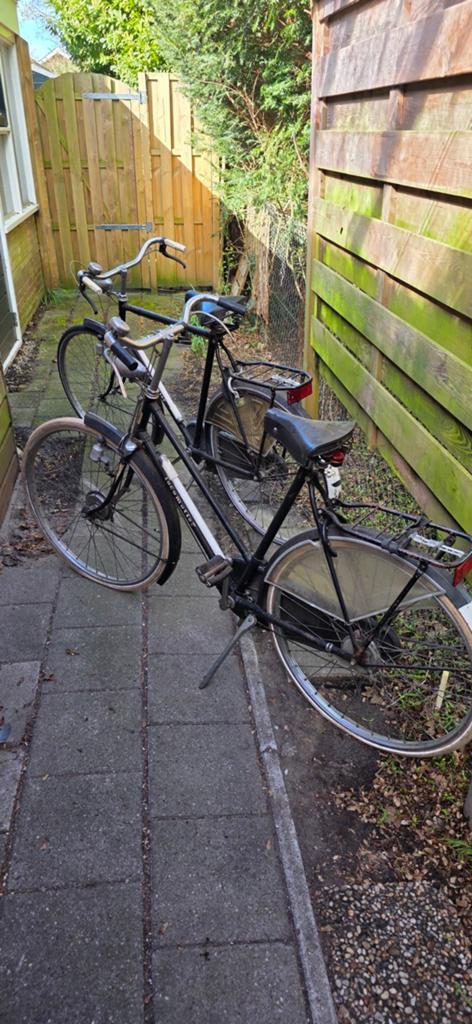 Vintage Locomotief fietsen (dame & heer), Fietsen en Brommers, Ophalen, Gebruikt, Overige merken