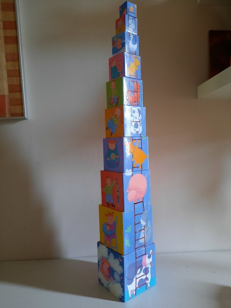Djeco stapeltoren, Ophalen, Zo goed als nieuw, Overige typen