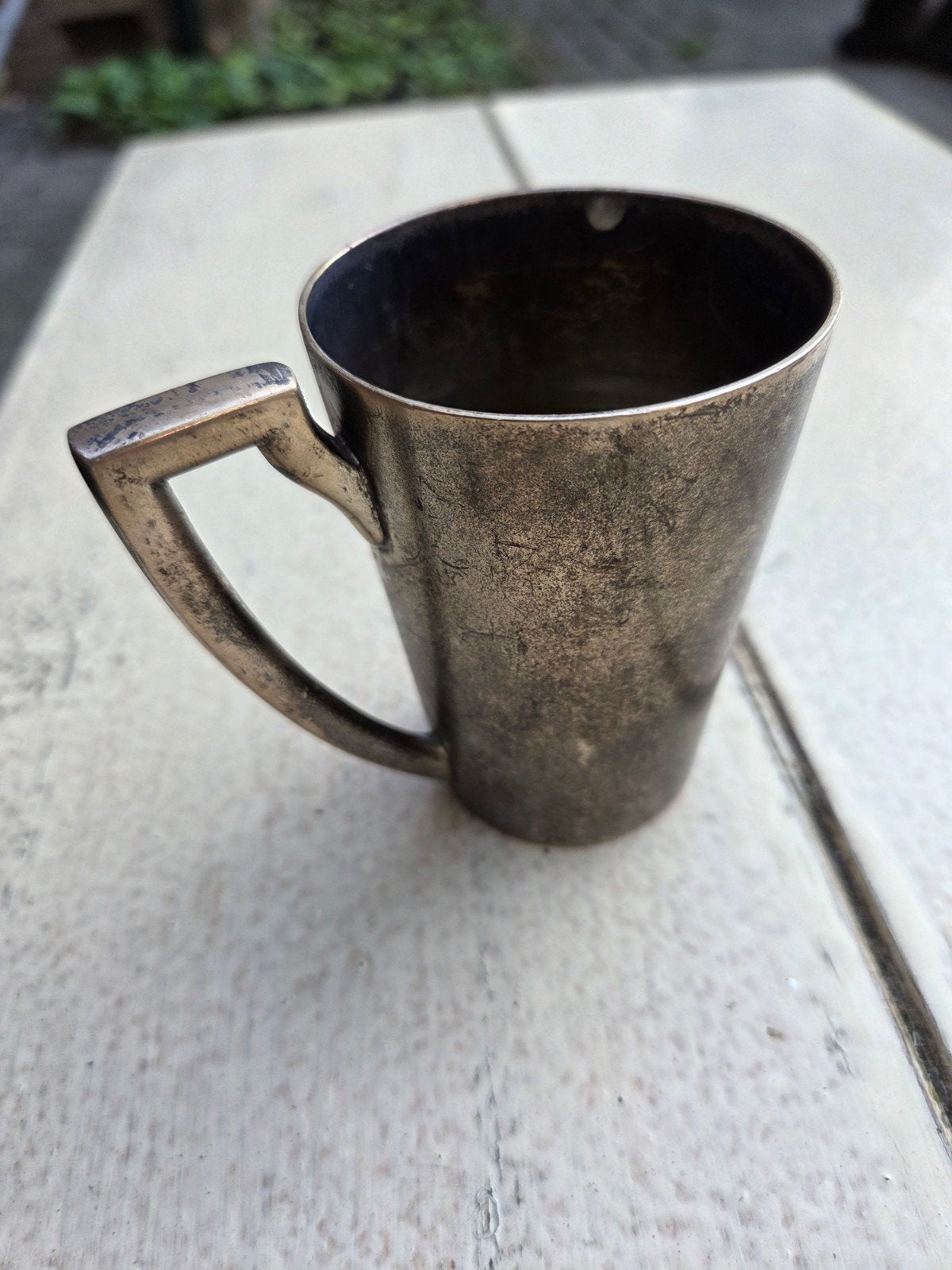 Vintage art deco zilveren beker August Schlüter, Ophalen of Verzenden, Zilver