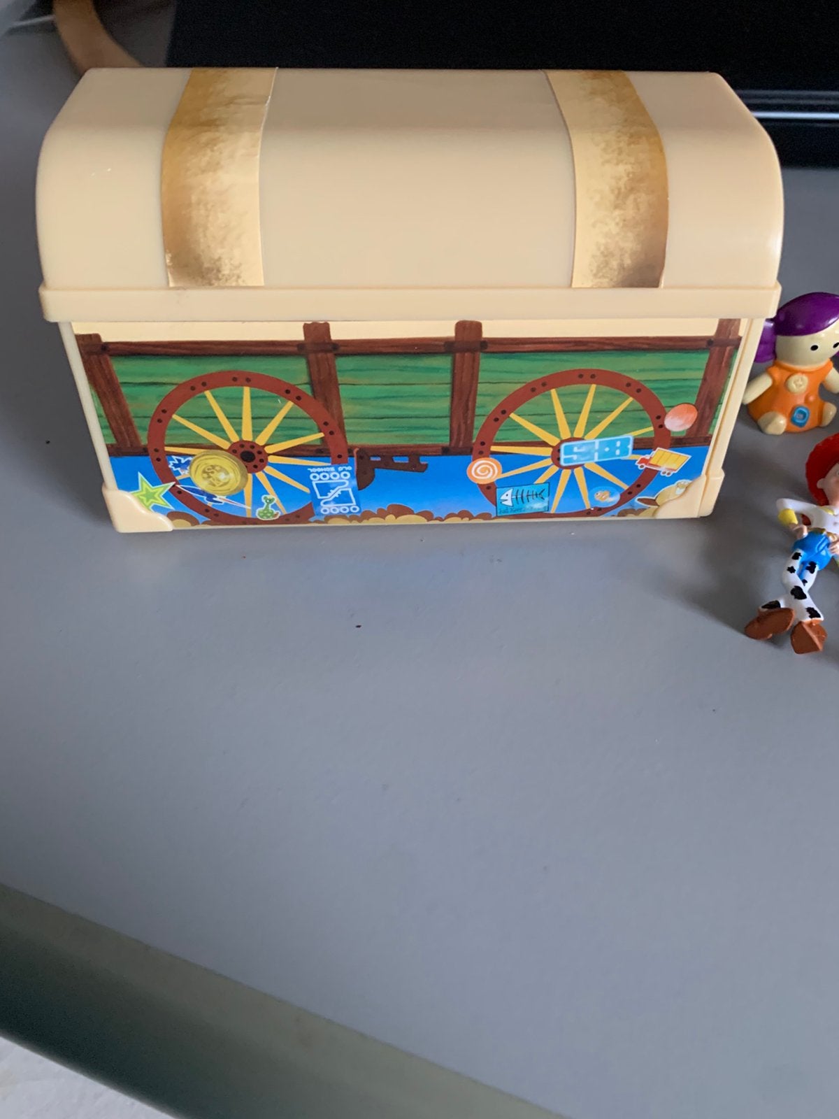 Toy Story figuren met kistje, Verzamelen, Albert Heijn, Ophalen of Verzenden