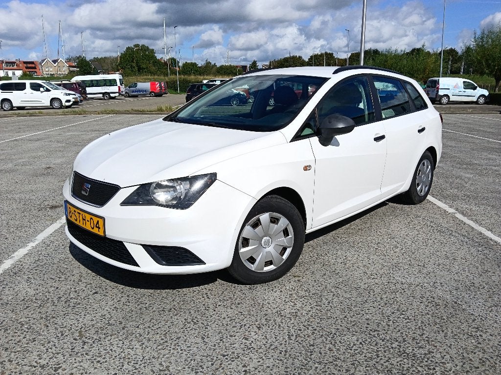 Te koop Seat Ibiza 1.2TDI 55KW Ecomotive ST 2013 Wit, Auto's, Seat, Voorwielaandrijving, Euro 5, Stof, 74 pk