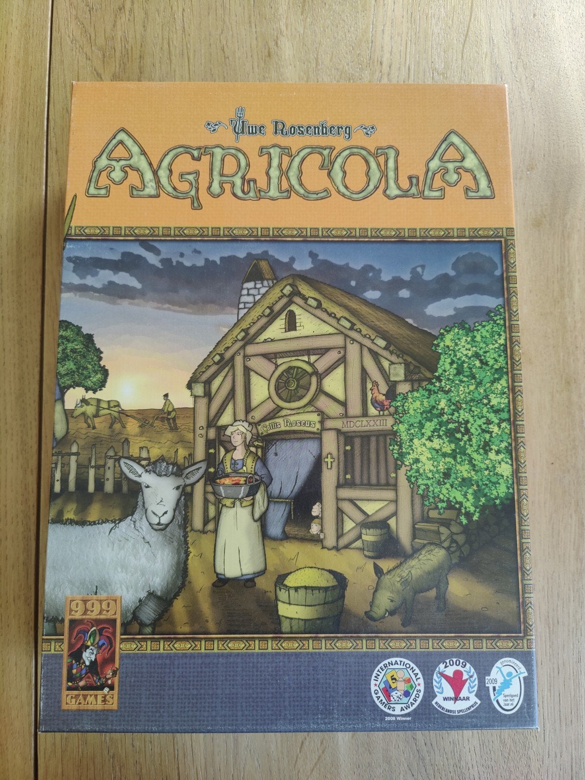 Agricola Bordspel, Hobby en Vrije tijd, Gezelschapsspellen | Bordspellen, Vijf spelers of meer, Ophalen of Verzenden, Zo goed als nieuw