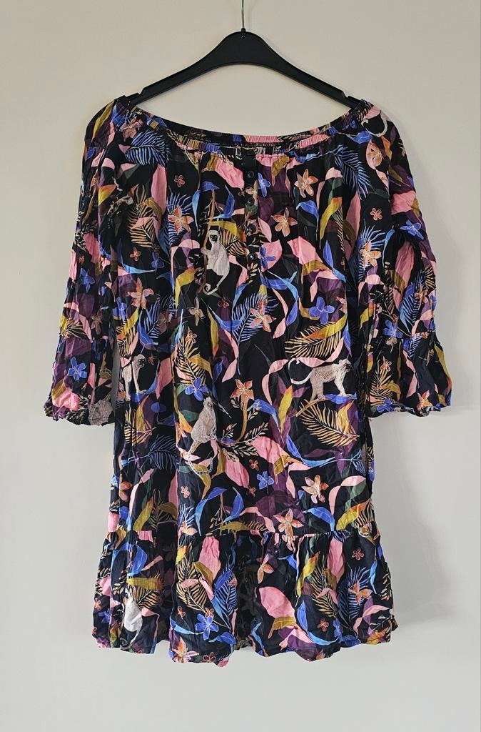 Wanderlust prachtige dieren jurk mt XL in zeer goede staat., Kleding | Dames, Jurken, Ophalen of Verzenden, Zo goed als nieuw