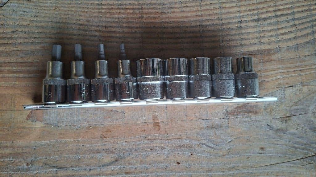 Gedore doppenset op Rail / Strip Inbus en 6 kant dop NIEUW!, ., Nieuw, Ophalen of Verzenden, .