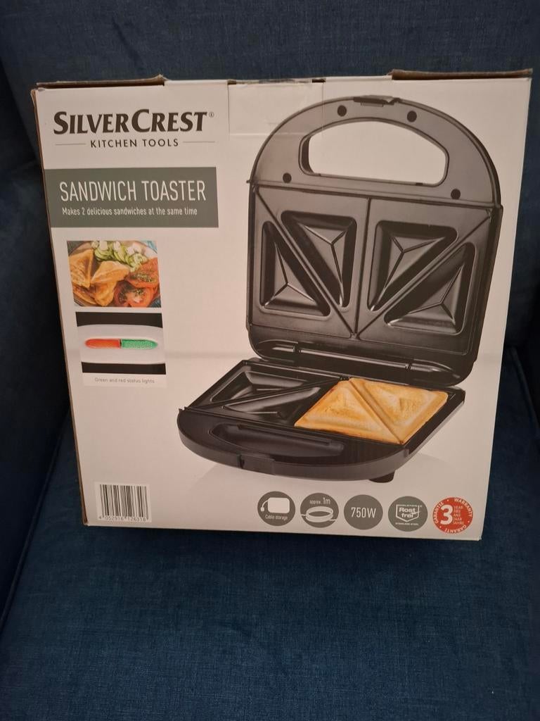 SilverCrest Tosti Apparaat - Nieuw in Doos, Ophalen of Verzenden, Nieuw