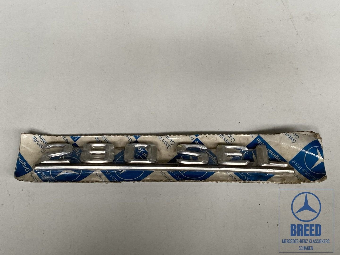NOS typeplaatje 280SEL voor Mercedes-Benz W126, -, Nieuw, Ophalen of Verzenden, -