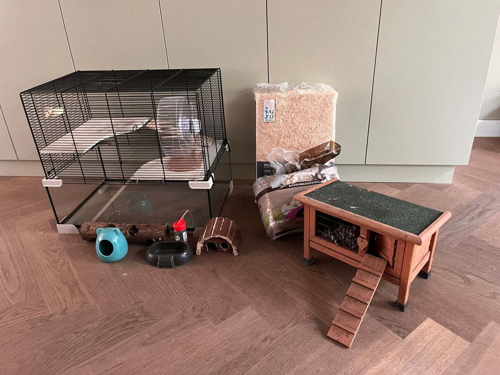Hamsterhok Ferplast Karat 80, Dieren en Toebehoren, Kooi, Gebruikt, Hamster, 75 tot 110 cm