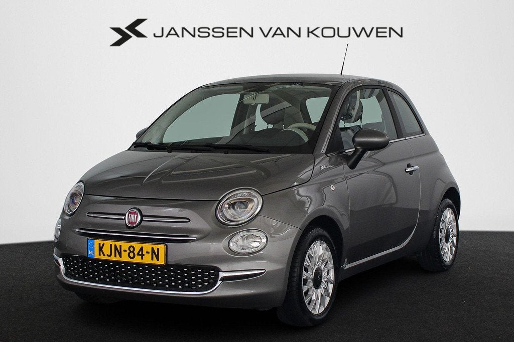 Fiat 500 1.0 Hybrid Dolcevita Panoramadak Apple Carplay Crui, Auto's, Stof, Gebruikt, Euro 6, 4 stoelen