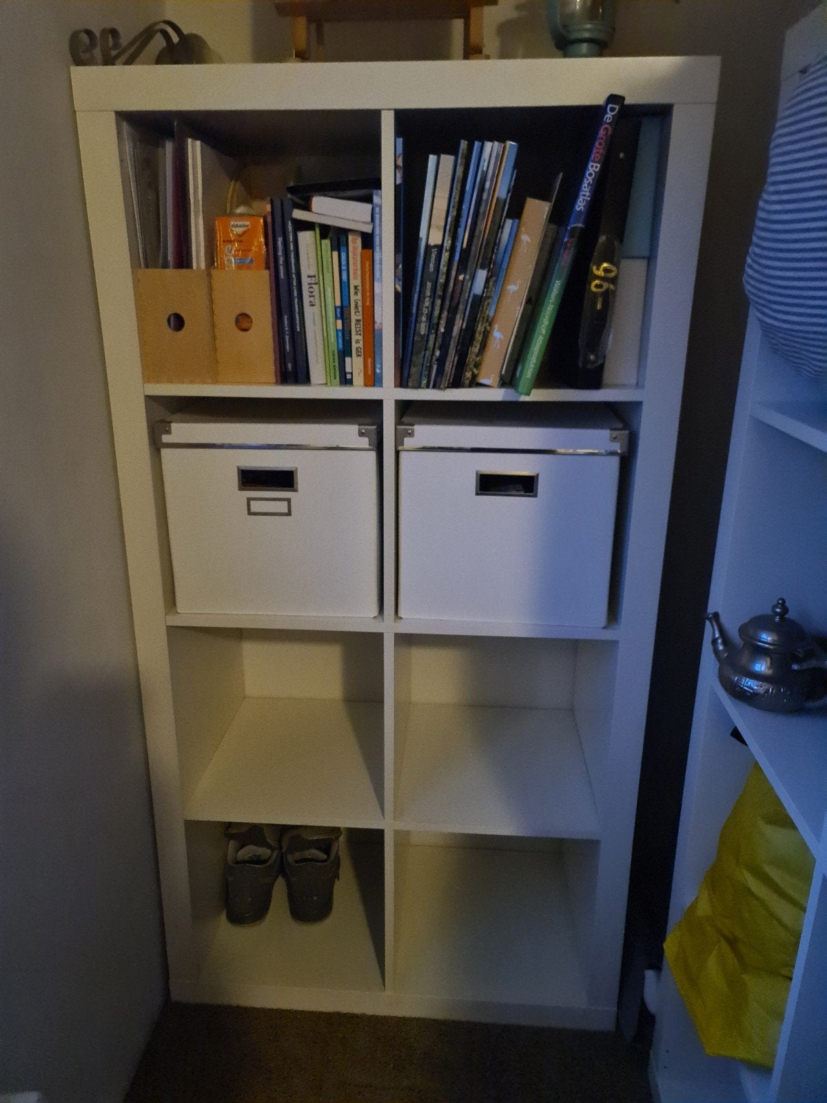 IKEA Kallax kast met 8 vakken 2x, Ophalen, Gebruikt, 100 tot 150 cm, 50 tot 100 cm