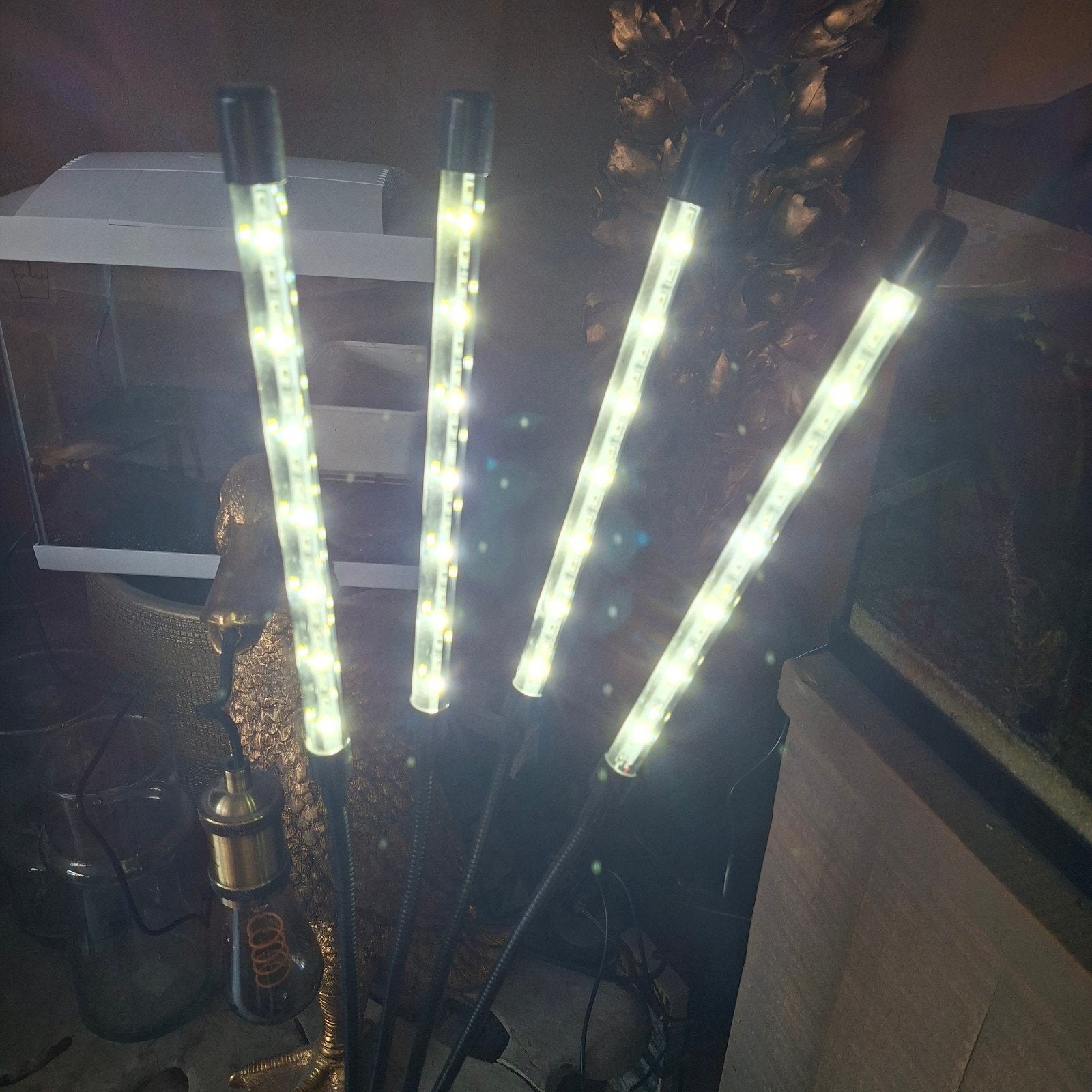 plantenlamp met 4 armen en in hoogte verstelbaar met afstand, Ophalen, Halfschaduw, Minder dan 100 cm