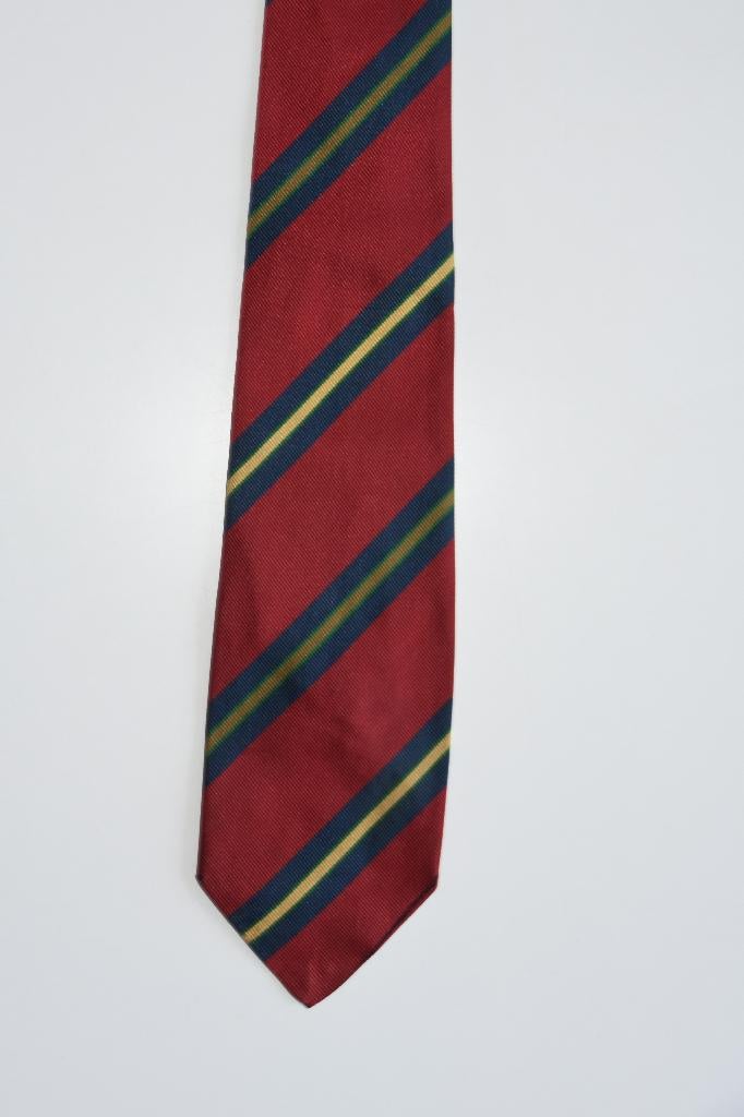 Luxe Edsor Kronen stropdas bordeaux rood, Verzenden, Gedragen, Rood, Met patroon
