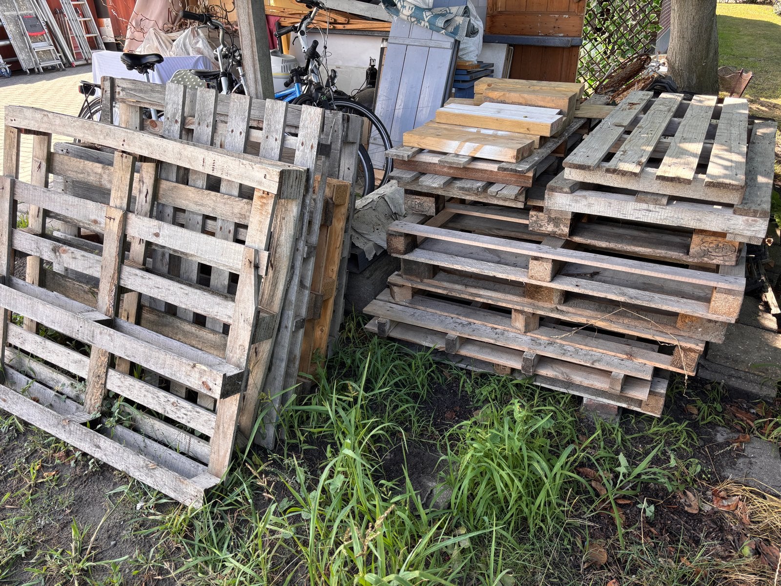 Gebruikte pallets - gratis, Ophalen, Gebruikt, 50 mm of meer, Pallet