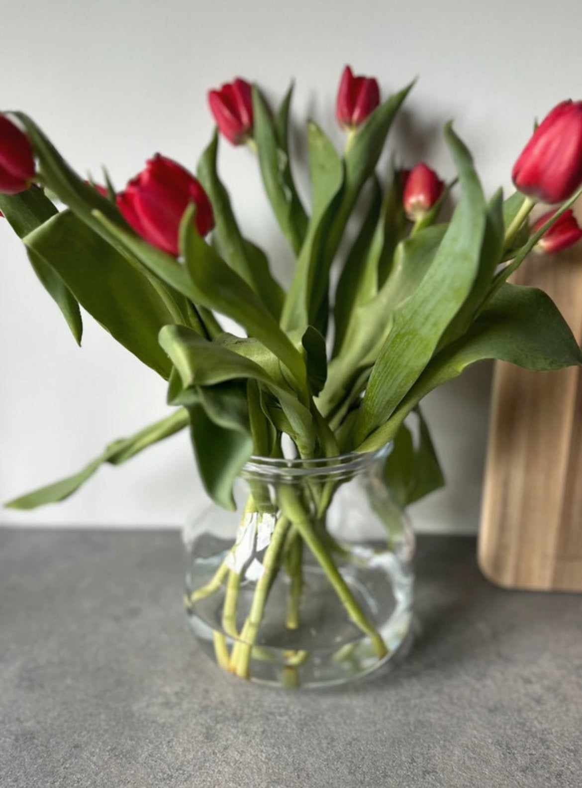 Glazen vaasje / potje - 15 cm hoog, Ophalen of Verzenden, Zo goed als nieuw, Transparant, Glas