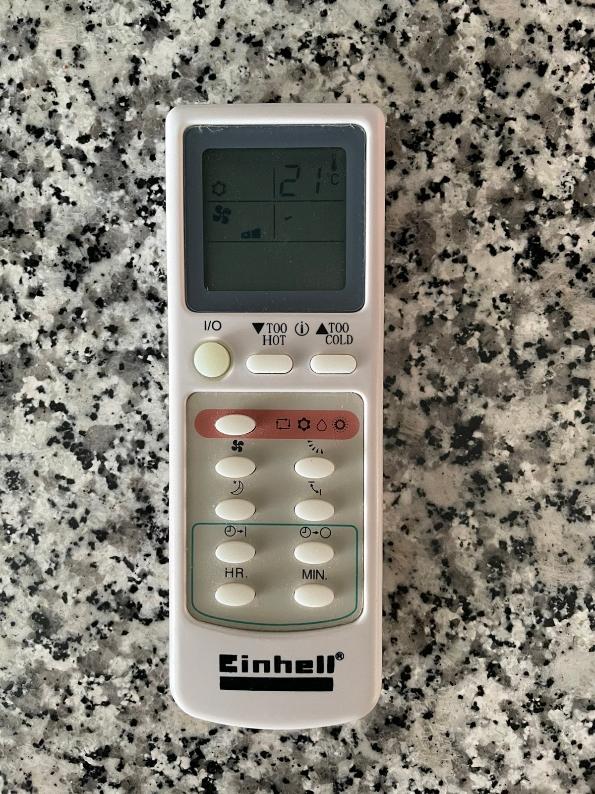 Einhell afstandsbediening airco, Gebruikt, Minder dan 60 m³, 3 snelheden of meer, Ophalen of Verzenden