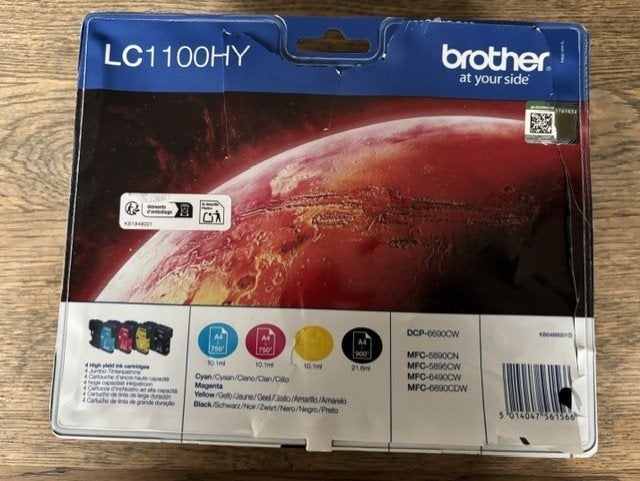 Brother cartridges NIEUW Cyan, Magenta, Yellow, Black, Ophalen of Verzenden, Nieuw, Cartridge, Brother