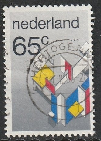 Nederland 1983 1288 De Stijl 65c, Gest Den Bosch, Ophalen of Verzenden, Na 1940, Gestempeld