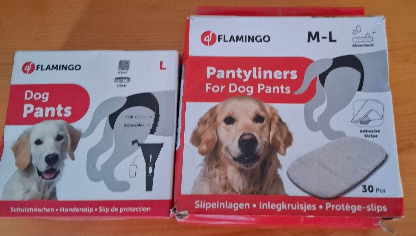 Honden broekje, Ophalen, Nieuw