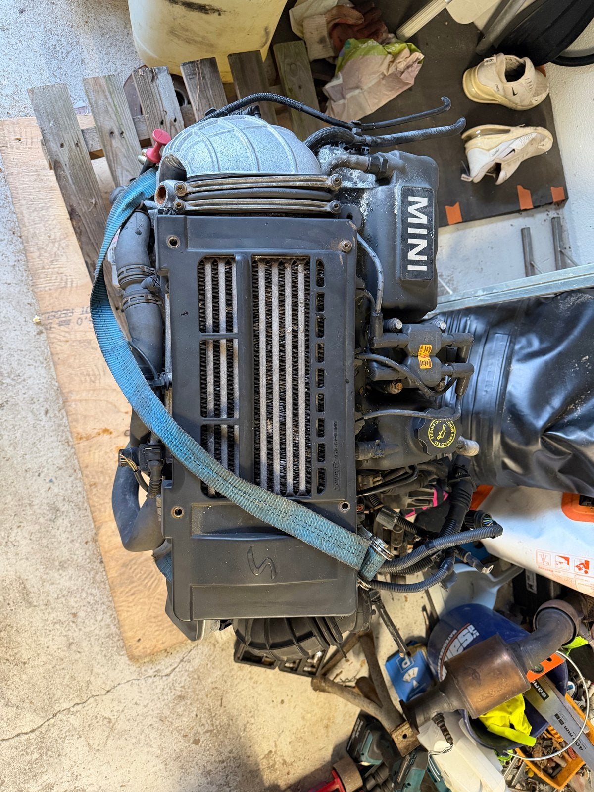 Mini Cooper S 1.6 170pk Motorblok met Compressor, Ophalen, Gebruikt, Mini
