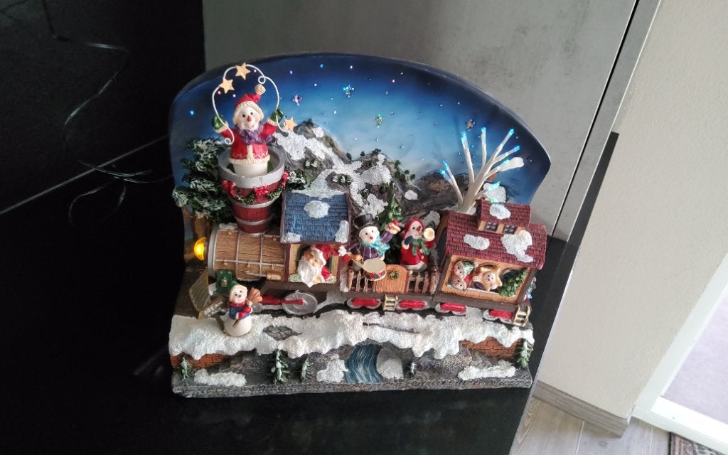 Kerst trein, Ophalen of Verzenden, Zo goed als nieuw
