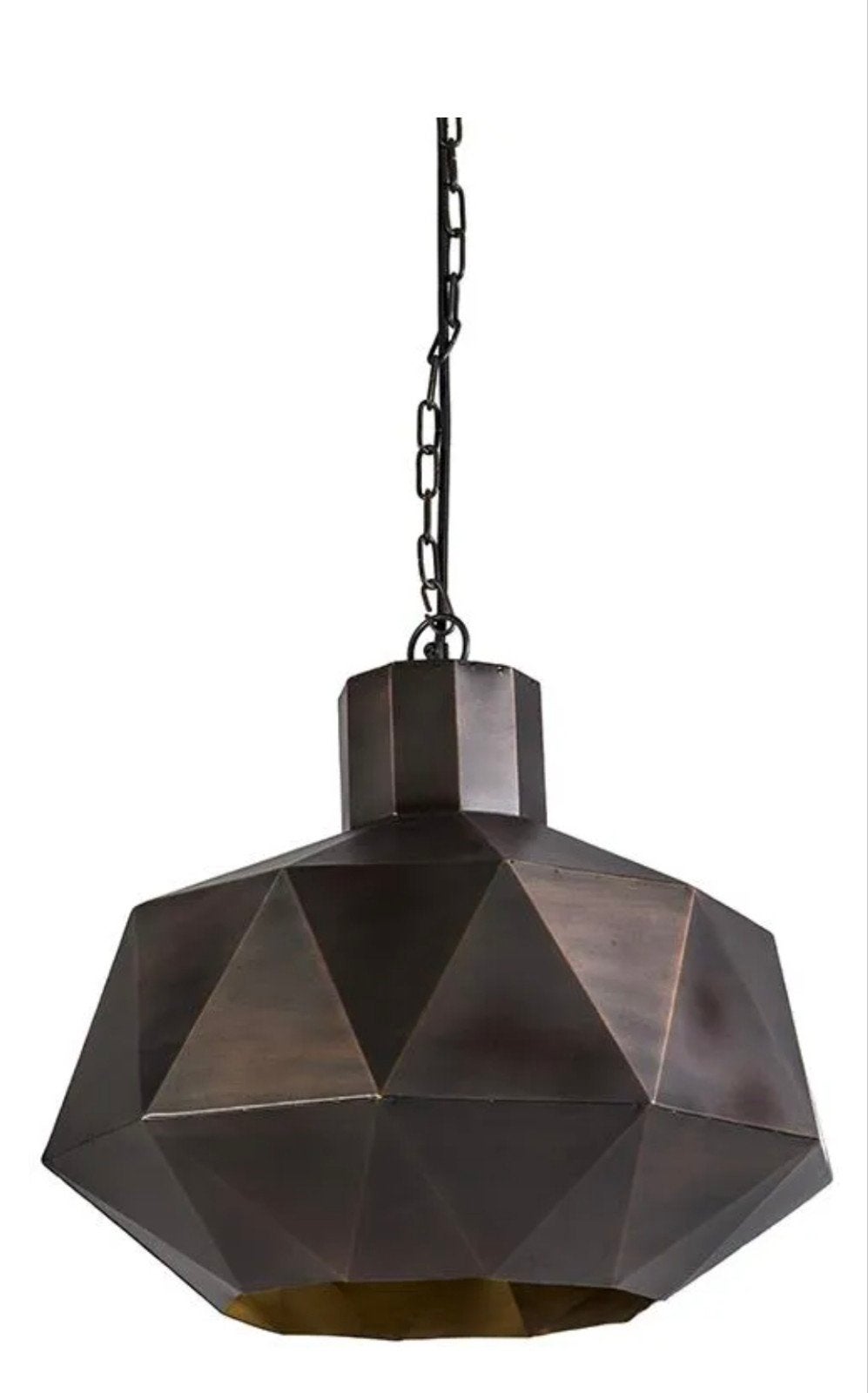2x Art Deco hanglamp koper - Trianga, Huizen en Kamers, Kamers te huur