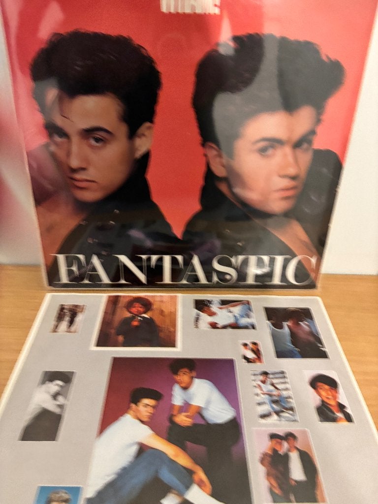 LP - Wham - Fantastic, Cd's en Dvd's, Vinyl | Pop, Gebruikt, Pop, LP, Inclusief binnenhoes, 12 inch, Ophalen of Verzenden