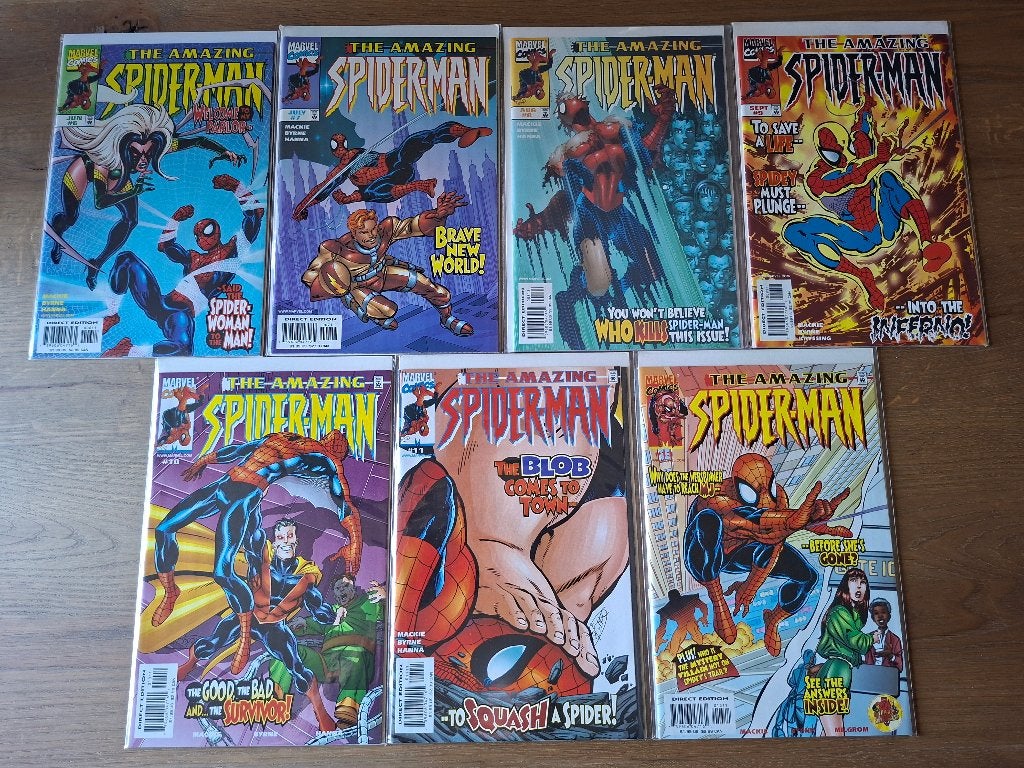 Amazing Spider-Man (1998 Marvel) # 6-11 & 13, Boeken, Strips | Comics, Meerdere comics, Ophalen of Verzenden, Zo goed als nieuw