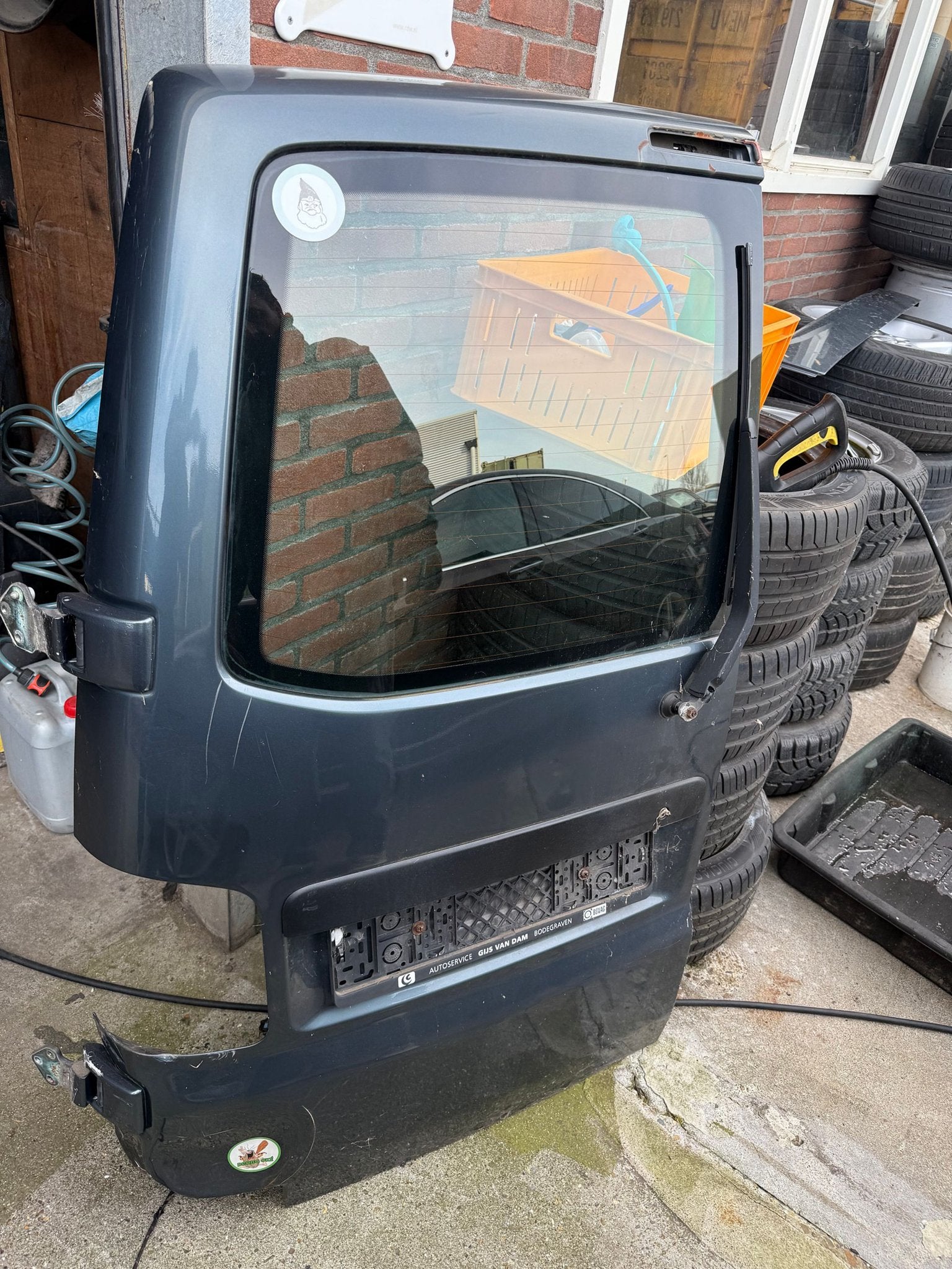 Volkswagen T5 achterdeur Links LD7U, Auto-onderdelen, Interieur en Bekleding, Ophalen, Gebruikt, -, Volkswagen