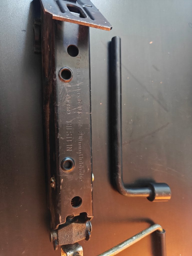 Krik AUDI VOLKSWAGEN BILSTEIN 620 kg plus wielmoer sleutel, Ophalen of Verzenden, Zo goed als nieuw, Manueel, Schaarkrik