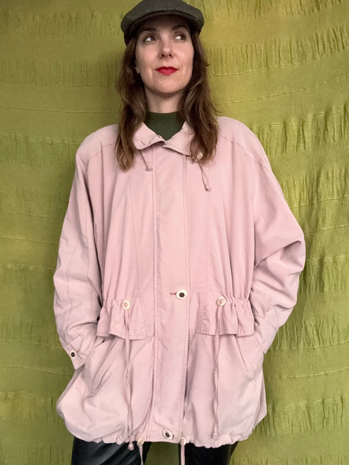 Vintage jas -roze - parka - oversized/baggy of 50/XXL, Hgv, Hgv, Maat 46/48 (XL) of groter, Ophalen of Verzenden