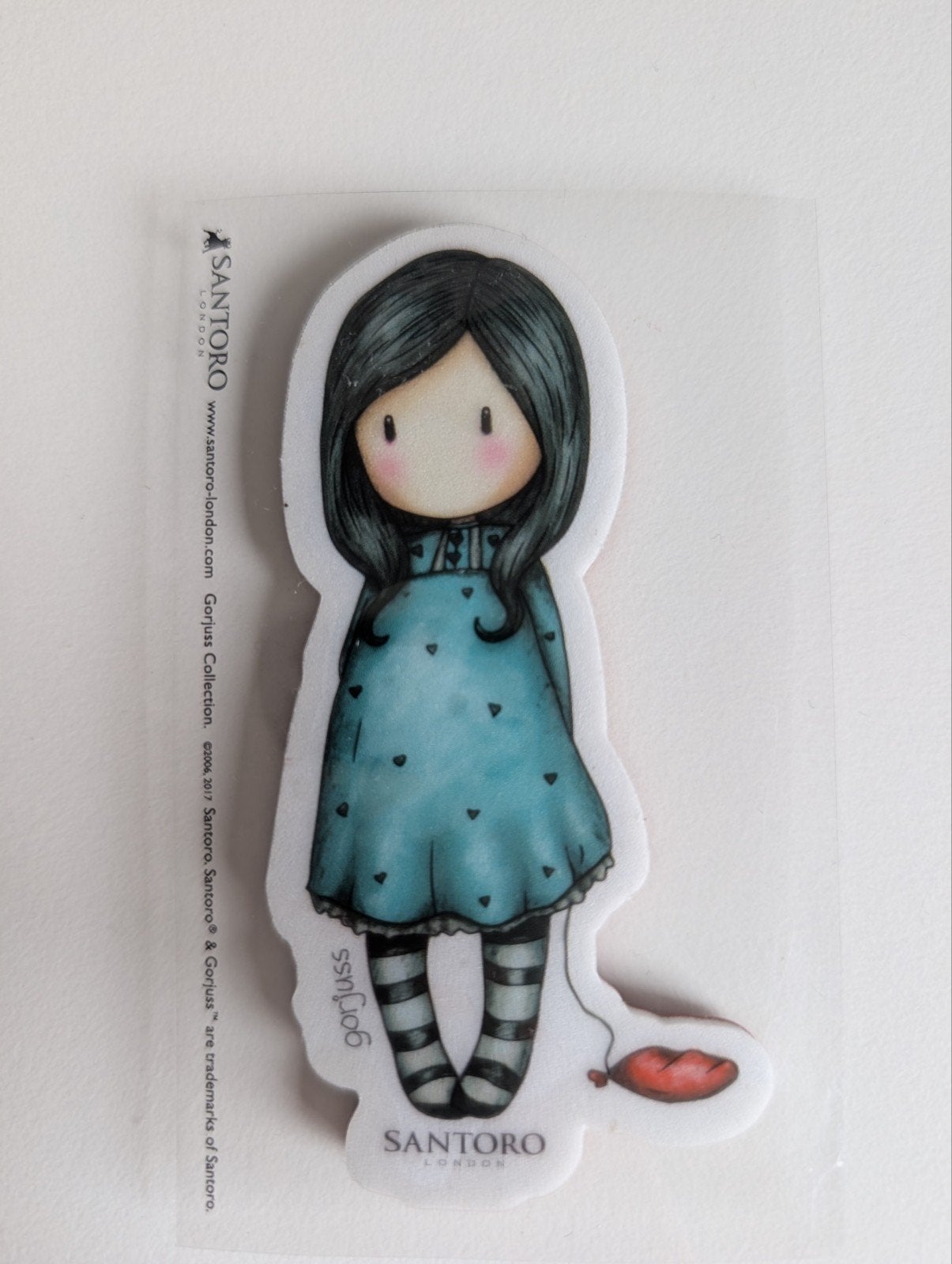 Santoro Gorjuss Collectible Rubber Stamp - Let Down, Ophalen of Verzenden, Nieuw, Unmounted stempel