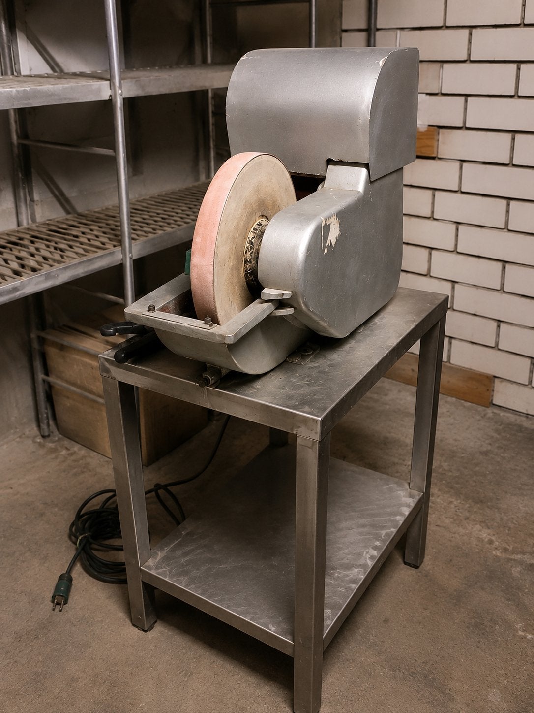 Robuuste werkbankslijpmachine, Ophalen, Gebruikt, Minder dan 700 watt, Werkbankslijpmachine