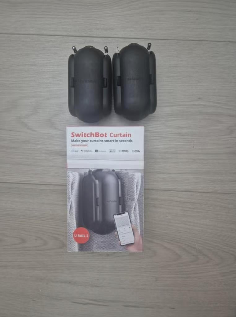SwitchBot Curtain U Rail 2, Minder dan 50 cm, Gebruikt, Zwart, Ophalen of Verzenden