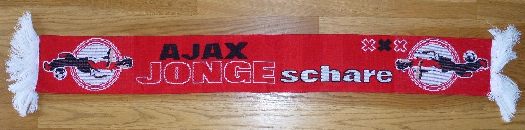 sjaal Ajax Amsterdam Jonge Schare voetbalsjaal, Verzenden, Zo goed als nieuw, Ajax, Vaantje of Sjaal