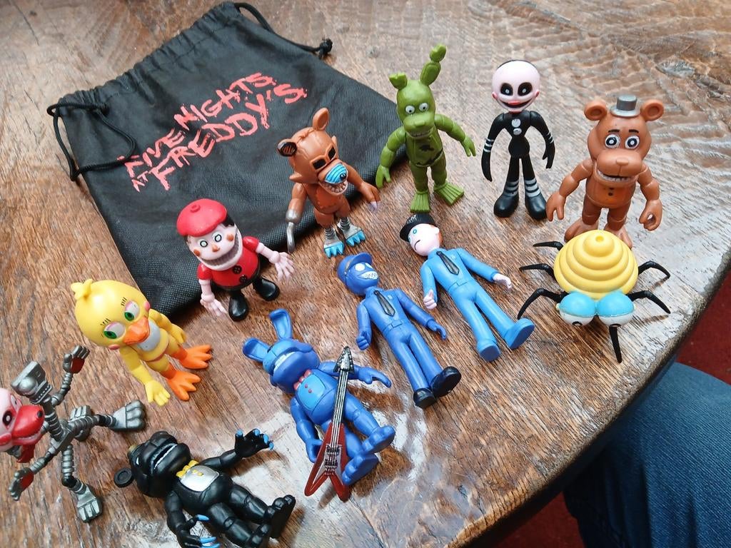 Five Nights at Freddy's Figuren Set met Zakje, Ophalen, Gebruikt