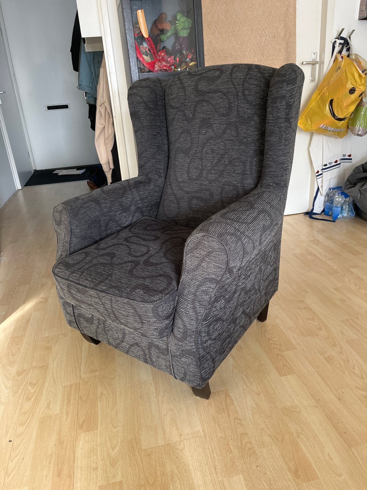 Comfortabele fauteuil in zeer goede staat, Ophalen, Zo goed als nieuw, Stof, 75 tot 100 cm