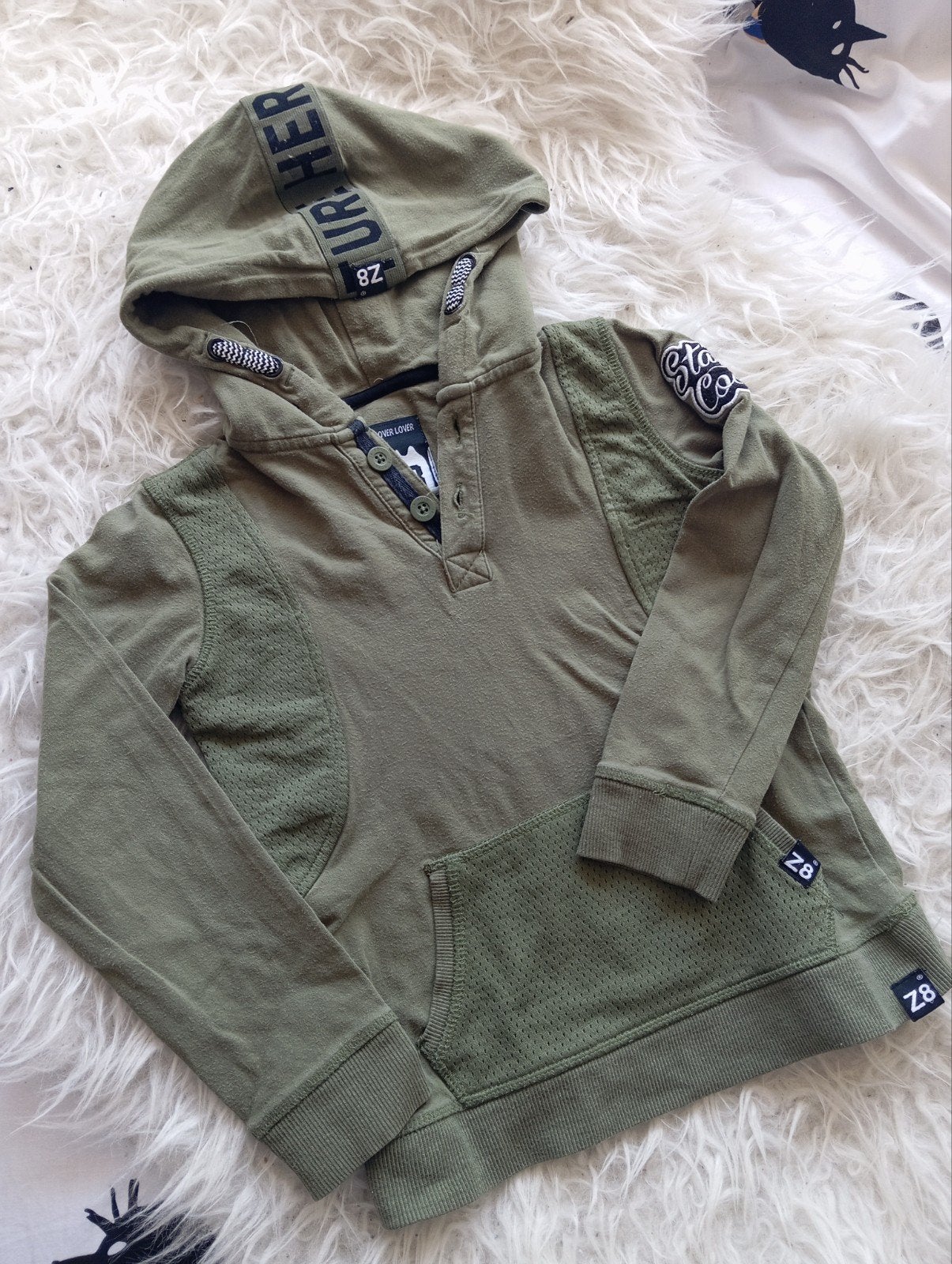 Z8 Groene Trui | Maat 116, Kinderen en Baby's, Kinderkleding | Maat 116, Ophalen of Verzenden, Z8, Jongen, Trui of Vest
