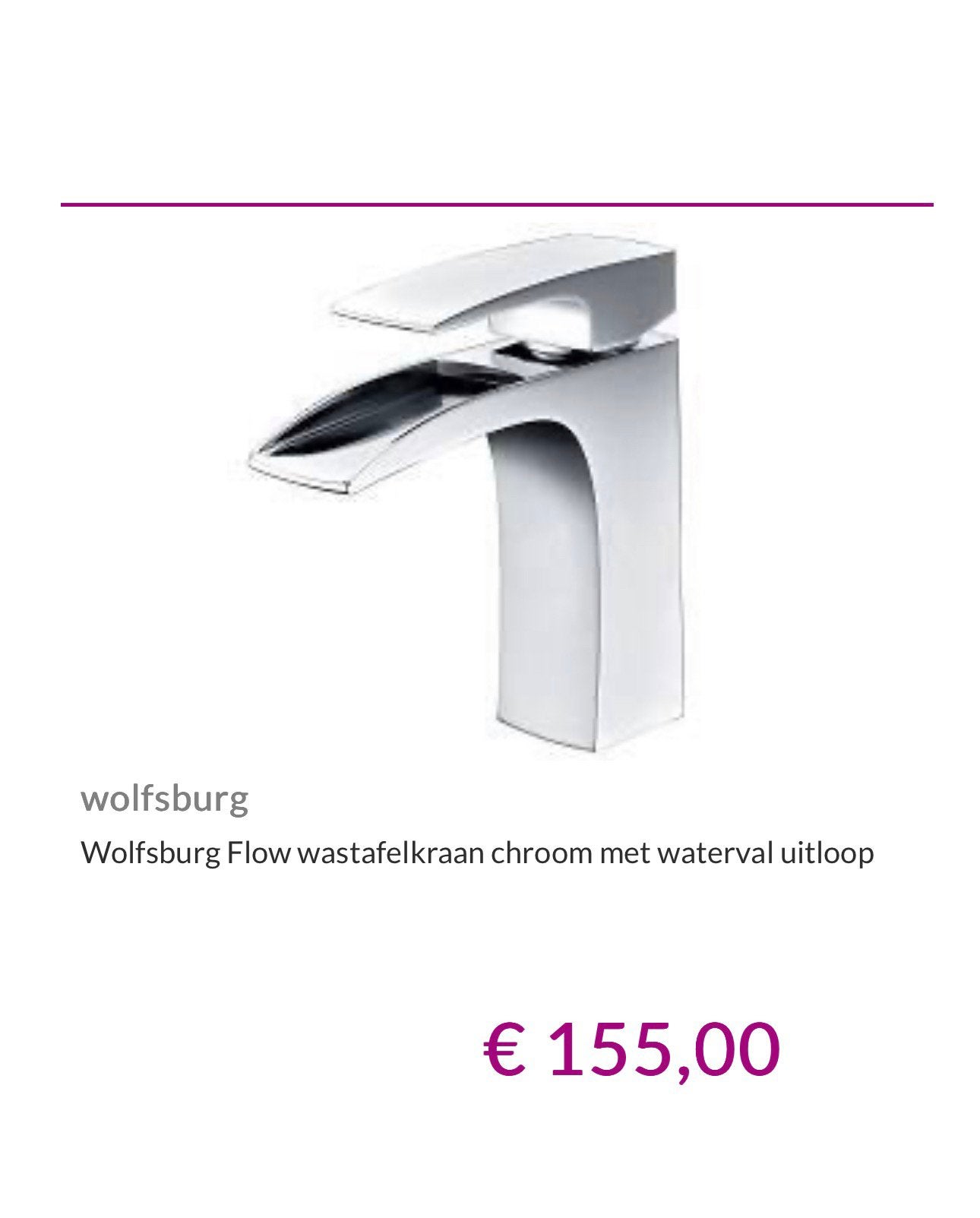 Nieuw kraan, Ophalen of Verzenden, Zo goed als nieuw, Kraan