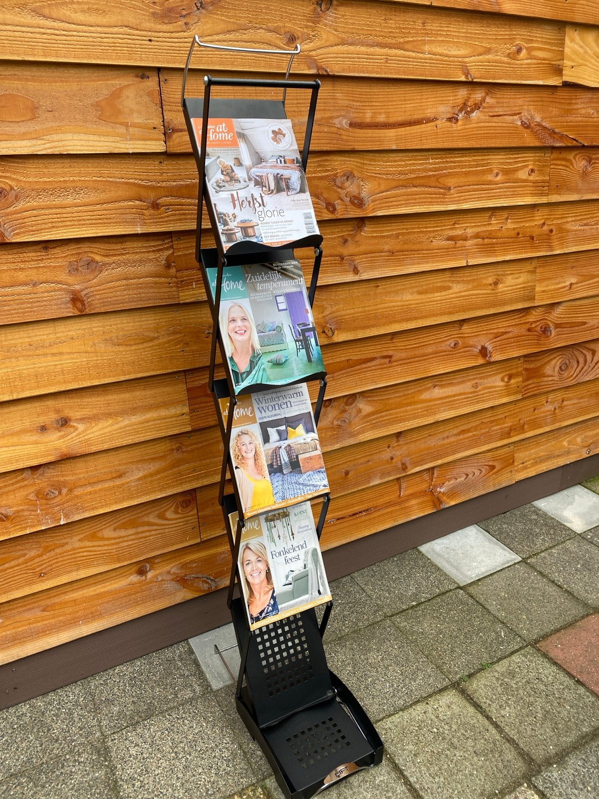 2 x Mark Bric SwingUp Brochurehouder - Draagbaar & Compact, Ophalen, Zo goed als nieuw