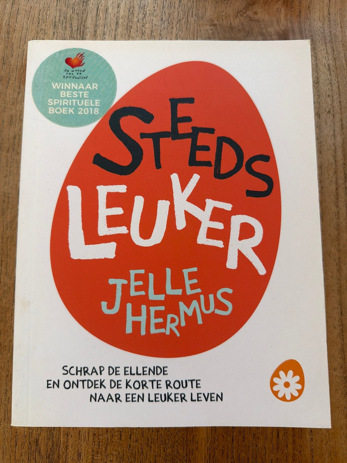 Steeds Leuker - Jelle Hermus (Winnaar Beste Spirituele Boek), Ophalen of Verzenden, Zo goed als nieuw, Spiritualiteit algemeen