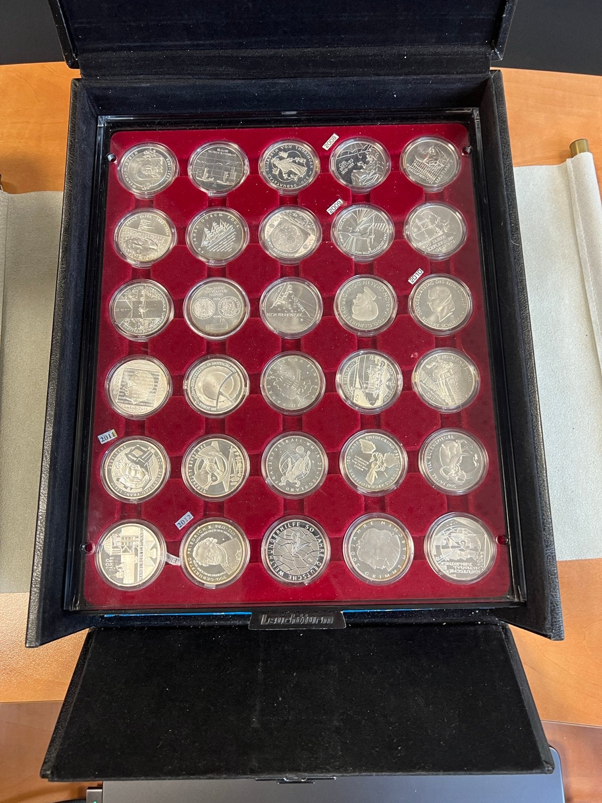 Zilveren 10 Euro Munten Collectie 2002-2015, Ophalen of Verzenden, Overige landen, Setje, Zilver