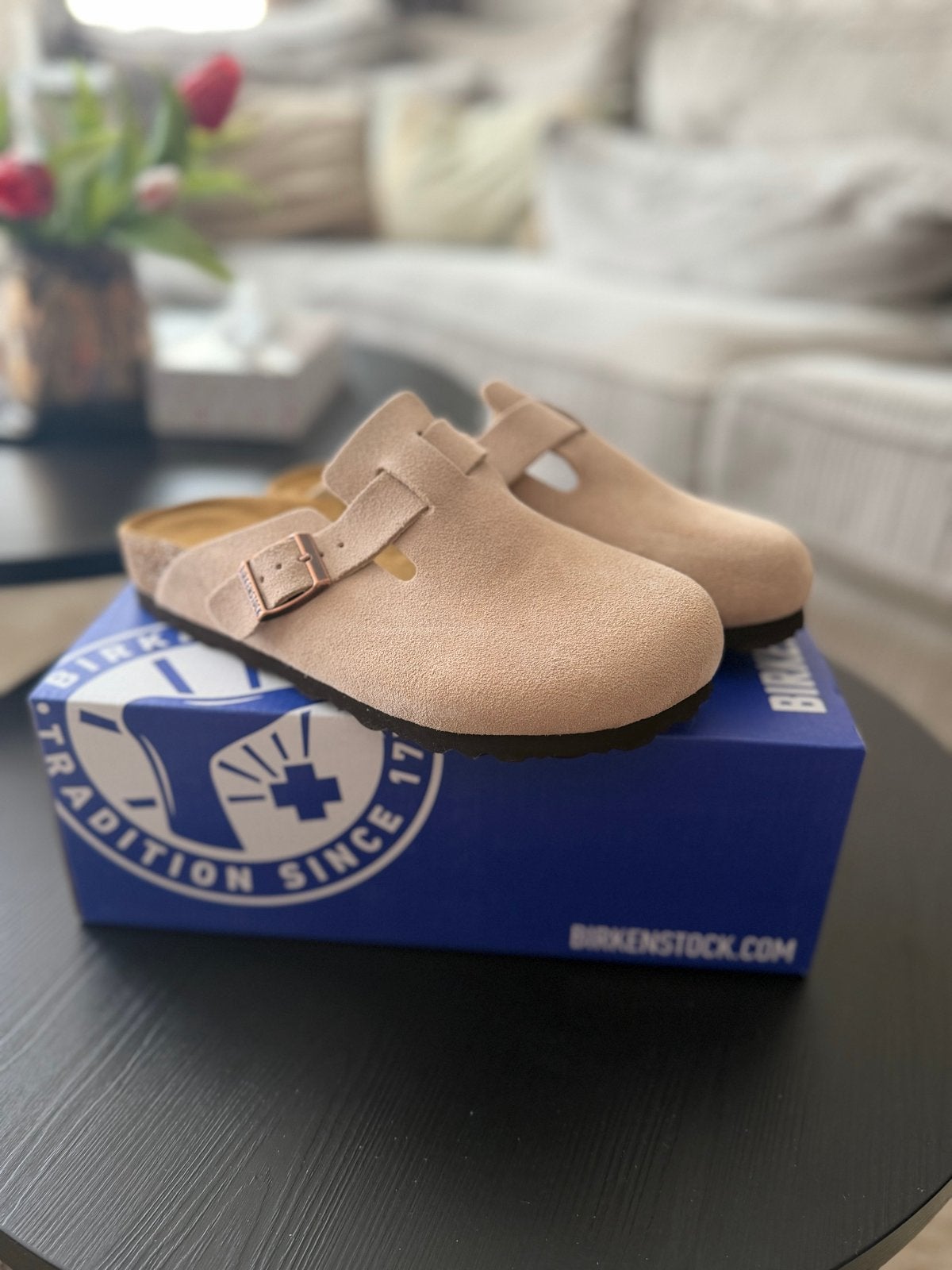 Birkenstock Boston Clogs - Maat 37 - Nieuw, Ophalen of Verzenden, Nieuw, Beige, Slippers