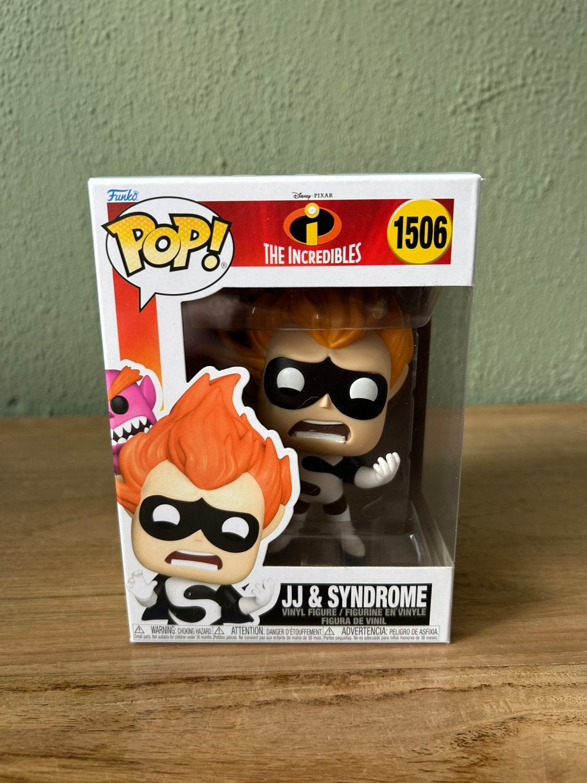 Funko Pop JJ & Syndrome #1506 The Incredibles Nieuw, Ophalen of Verzenden, Zo goed als nieuw