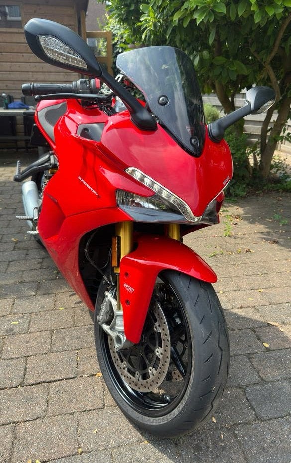 Ducati SuperSport S 2019 met slechts, 13.700 km, Handvatverwarming, 2 cilinders, Gebruikt, 939 cc