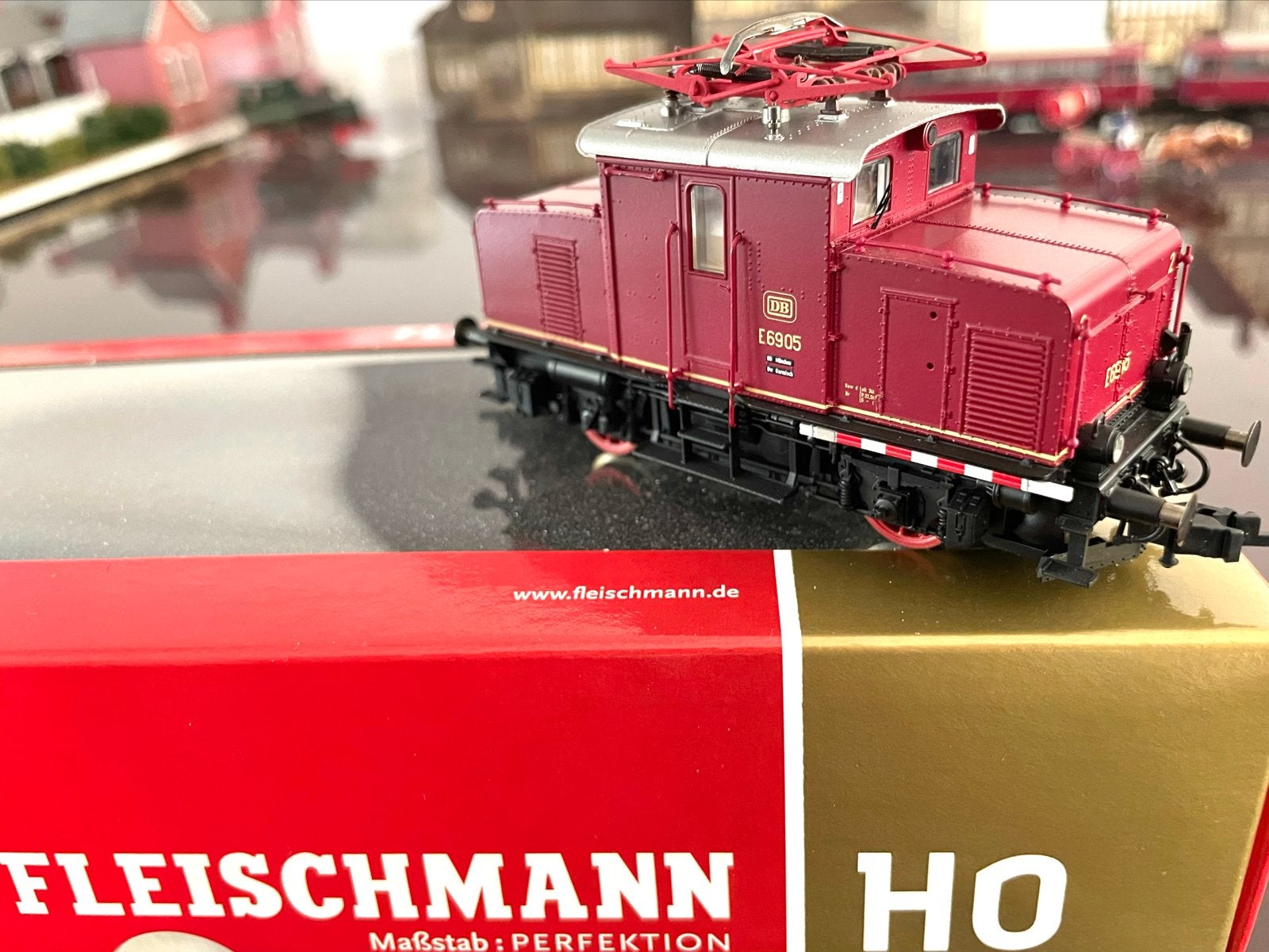 Fleischmann 430001 DB E6905 Locomotief Gelijkstroom Analoog, Hobby en Vrije tijd, -, Fleischmann, -, Ophalen of Verzenden