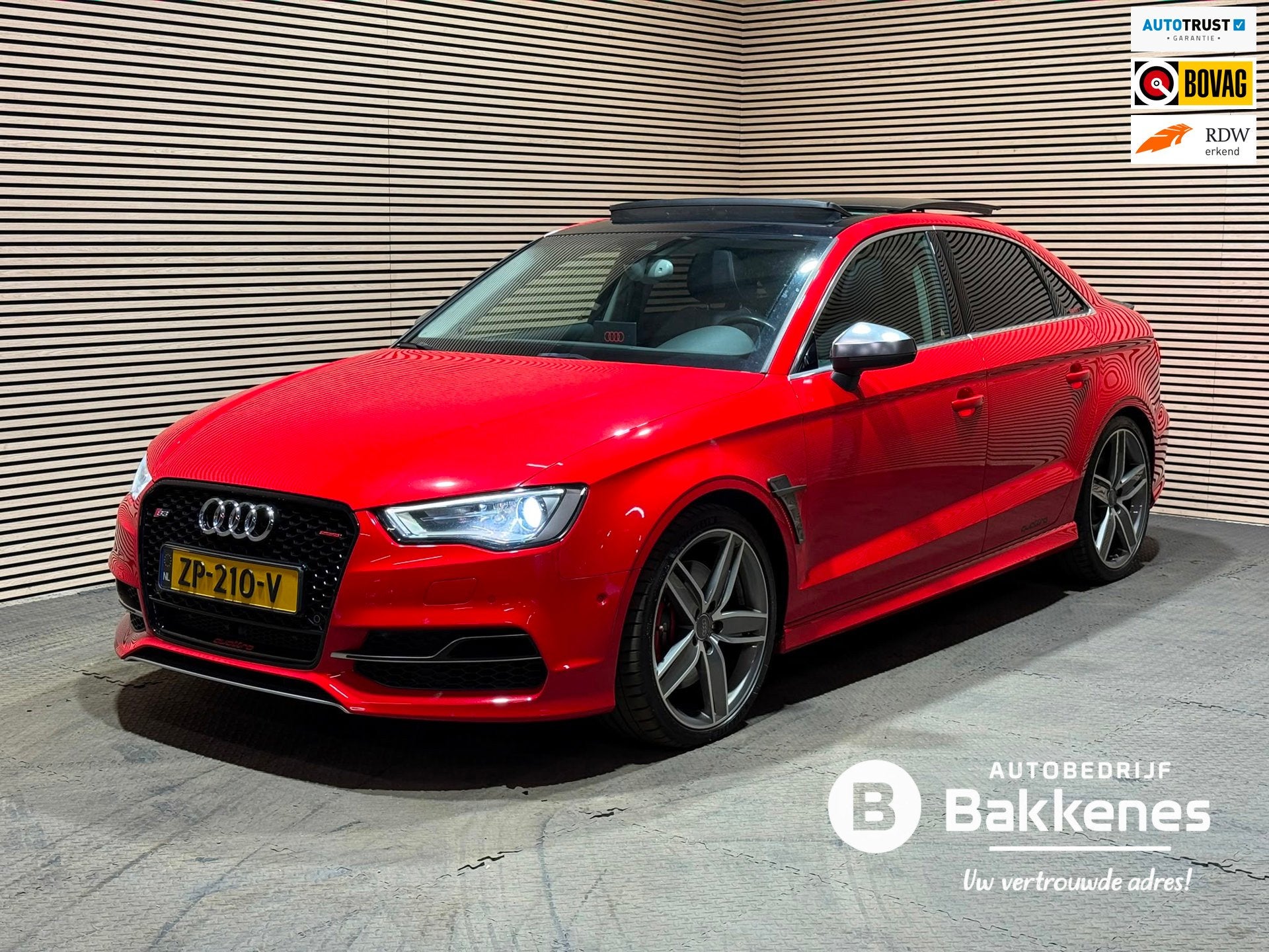 Audi S3 Limousine 2.0 TFSI quattro | Vol onderhoud | Pano |, Auto's, S3, Gebruikt, 4 cilinders, 1984 cc