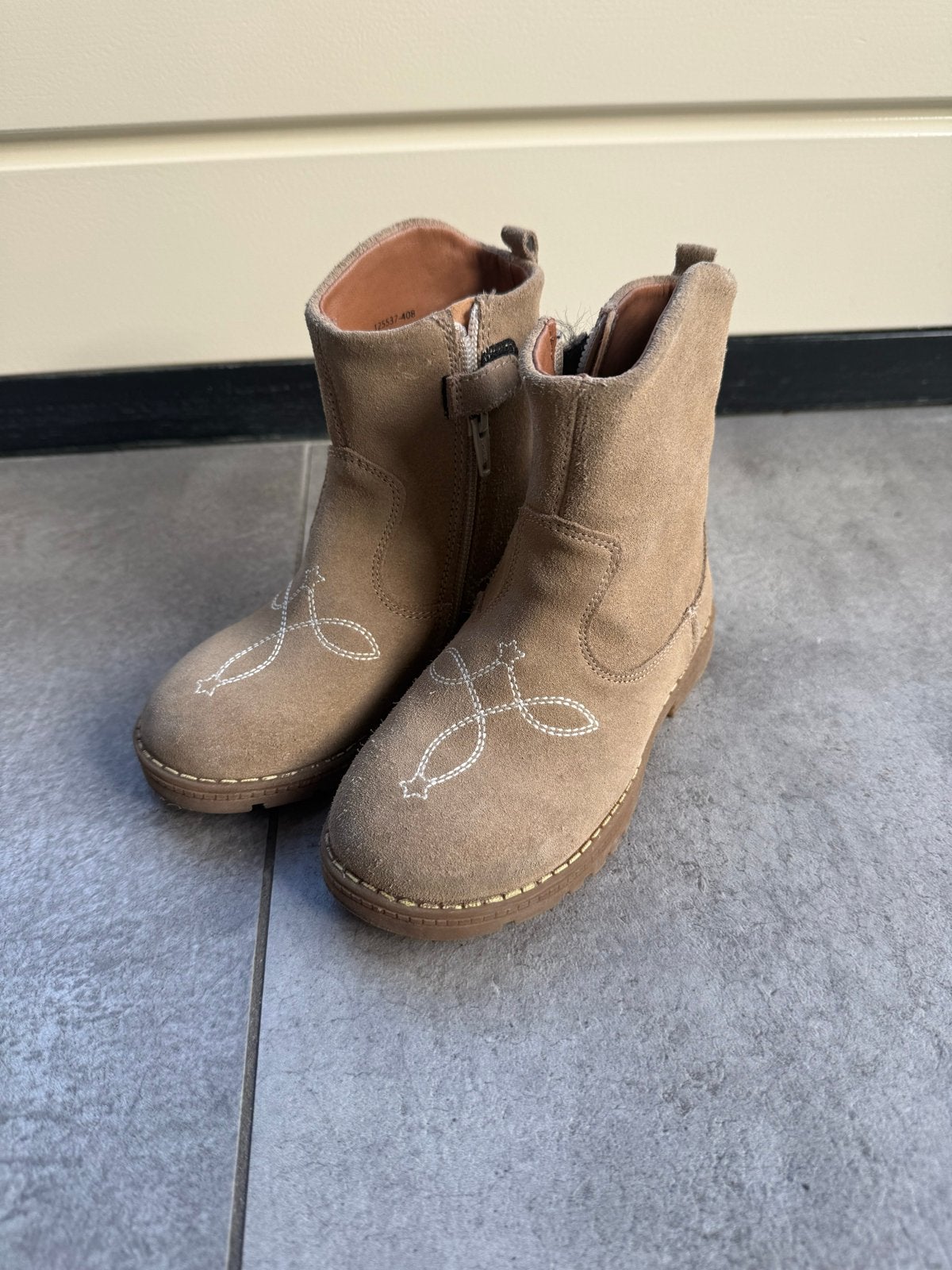 Ton & Ton Cowboylaarzen Vira - Taupe - Maat 28, Ophalen, Gebruikt, Jongen of Meisje, Laarzen