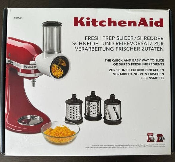KitchenAid Fresh Prep Slicer/Shredder opzetstuk 5KSMVSA, Ophalen of Verzenden, Zo goed als nieuw