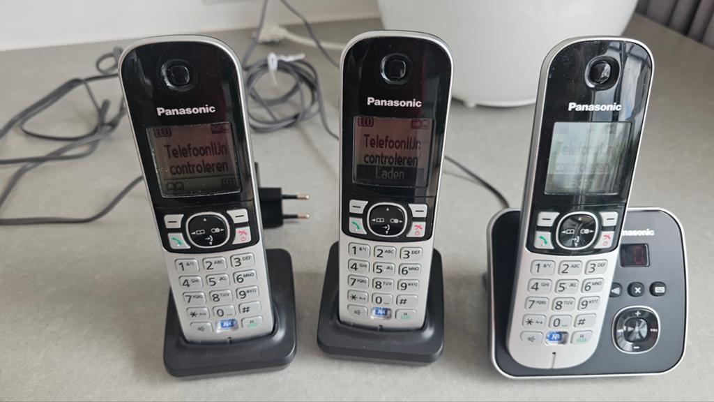 Panasonic Dect 3 eenheden, Ophalen of Verzenden